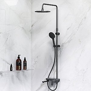 Душевая система AM.PM LIKE F0780722 черная купить в интернет-магазине сантехники Sanbest
