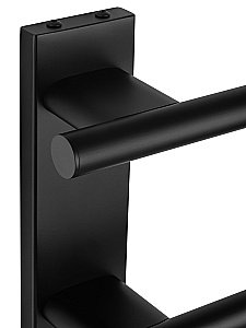 Полотенцесушитель электрический WONZON & WOGHAND NÜRNBERG, Черный матовый (WW-AL345-MB) купить в интернет-магазине сантехники Sanbest