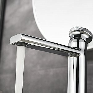 Смеситель для раковины Black&white Gravity GF-7107-С хром купить в интернет-магазине сантехники Sanbest