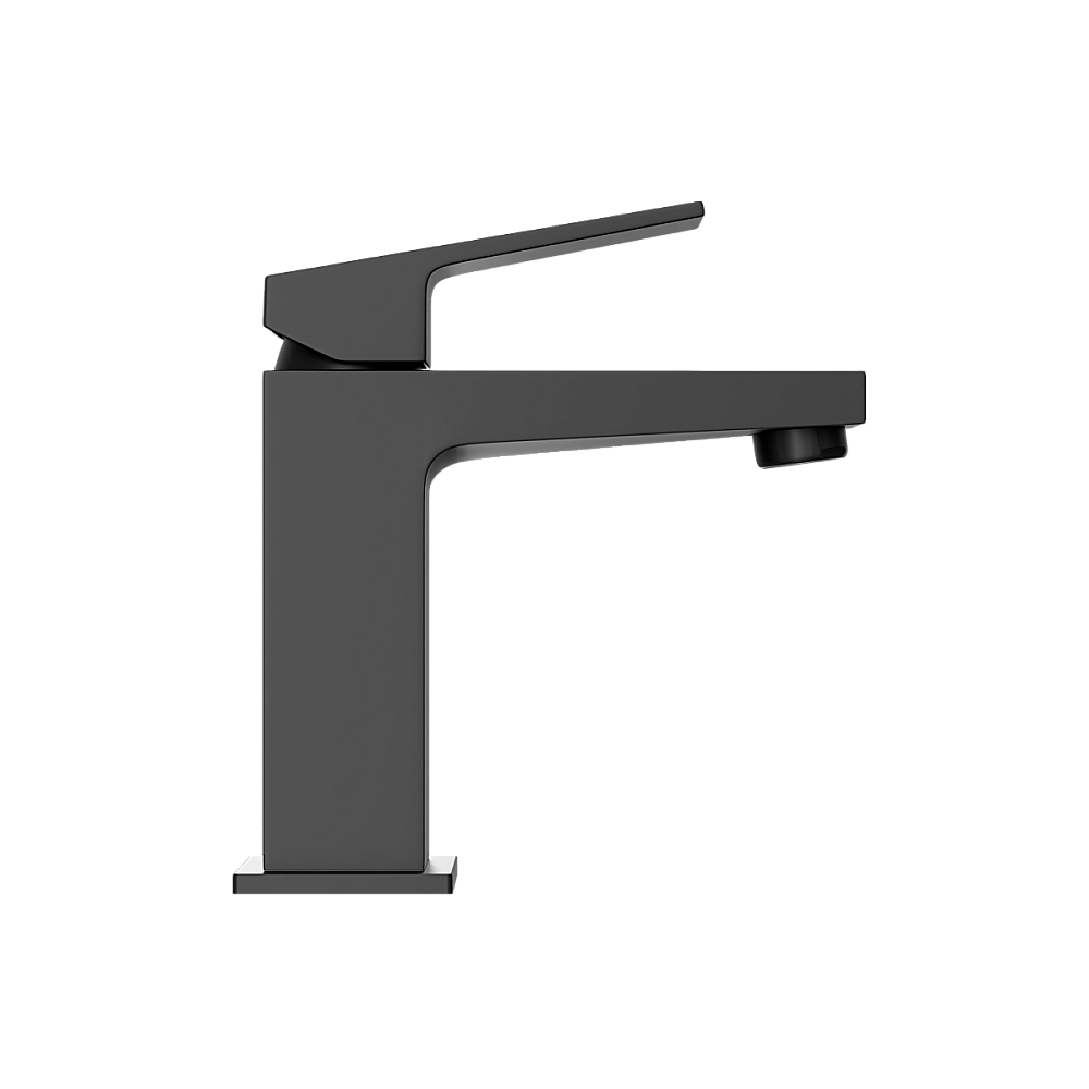 Смеситель для раковины VitrA Minimax Square A4372036EXP матовый черный купить в интернет-магазине сантехники Sanbest