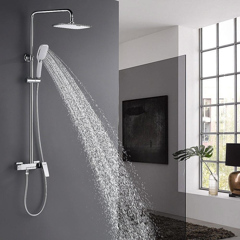 Душевая система Black&White Universe UK8500C хром купить в интернет-магазине сантехники Sanbest