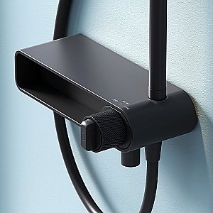 Душевая система AM.PM X-Joy F0785A722 черная купить в интернет-магазине сантехники Sanbest