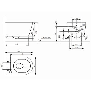 Унитаз подвесной TOTO RP CW542ERY купить в интернет-магазине Sanbest