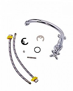 Смеситель для кухни Agger Retro A1900000 хром купить в интернет-магазине сантехники Sanbest