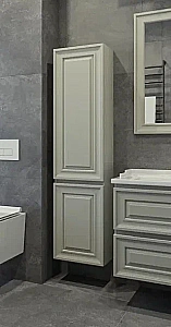 Пенал Caprigo Ponza 13550-030.000.00.20 40 серый для ванной в интернет-магазине сантехники Sanbest