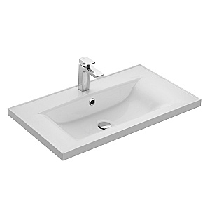 Раковина Акватон Айрис 80 1A722931AG010 белая купить в интернет-магазине Sanbest