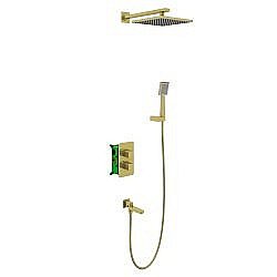Душевая система Timo PETRUMA SX-5049/17SM золото матовое купить в интернет-магазине сантехники Sanbest