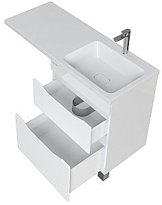 Тумба с раковиной Grossman Вилар 120 белая для ванной в интернет-магазине Sanbest