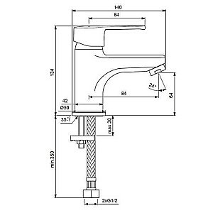 Промо-набор для ванны 3 в 1 Vidima Uno Long BA379AA купить в интернет-магазине сантехники Sanbest
