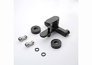 Смеситель для ванны Aquatek Альфа AQ1940MB черный матовый купить в интернет-магазине сантехники Sanbest