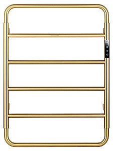 Полотенцесушитель электрический WONZON & WOGHAND WISMAR, Брашированное золото (WW-AL201-BG) купить в интернет-магазине сантехники Sanbest