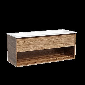 Тумба с раковиной Sancos Marmi 1.0 MR1.0120ECH дуб чарльстон для ванной в интернет-магазине Sanbest