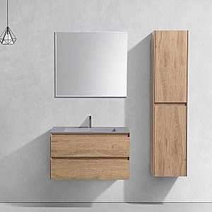 Тумба с раковиной Vincea Luka 80 N.Oak для ванной в интернет-магазине Sanbest