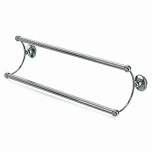 Полотенцедержатель двойной Burlington A17 60 хром купить в интернет-магазине сантехники Sanbest