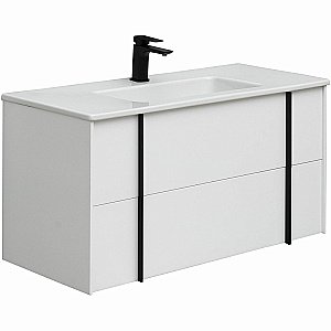 Тумба с раковиной Allen Brau REALITY 1.32008.WM 121 белая матовая для ванной в интернет-магазине Sanbest