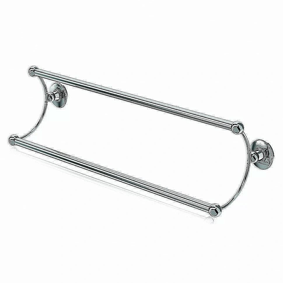 Полотенцедержатель двойной Burlington A17 60 хром купить в интернет-магазине сантехники Sanbest
