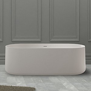 Ванна из искусственного камня ABBER Stein AS9607 170х75 белая матовая купить в интернет-магазине Sanbest