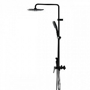 Душевая система Damixa Apollo DX220920300 черная матовая купить в интернет-магазине сантехники Sanbest