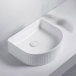 Раковина накладная RGW GS-40 80121040-01 белая купить в интернет-магазине Sanbest