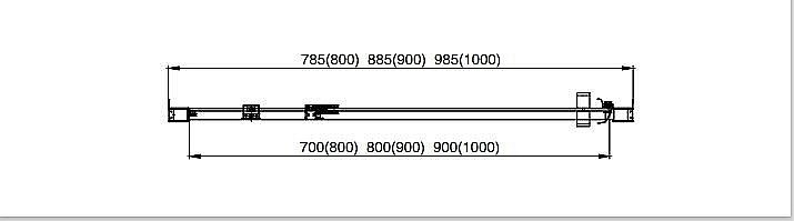 Душевой уголок Aquatek Ария 90х100 стекло прозрачное/профиль хром купить в интернет-магазине Sanbest