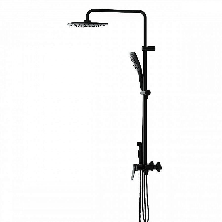 Душевая система Damixa Apollo DX220920300 черная матовая купить в интернет-магазине сантехники Sanbest