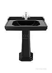 Раковина на пьедестале Roca Carmen 80 3270A0560 черная купить в интернет-магазине Sanbest