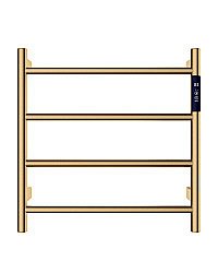 Полотенцесушитель электрический WONZON & WOGHAND BONN WW-AL404-BG брашированное золото купить в интернет-магазине сантехники Sanbest