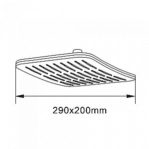 Верхний душ Orange S10TS хром купить в интернет-магазине сантехники Sanbest