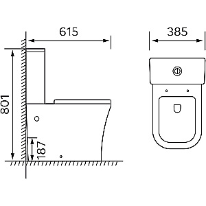 Инсталляция для унитаза Azario AZ-8010-1000 купить в интернет-магазине сантехники Sanbest