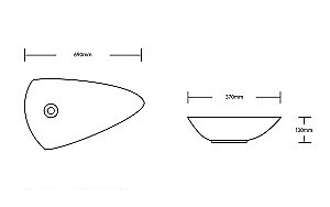 Раковина накладная CeruttiSpa 69 CR7014 белая купить в интернет-магазине Sanbest