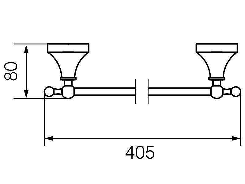 Полотенцедержатель Veragio Gialetta VR.GIL-6428.DO купить в интернет-магазине сантехники Sanbest