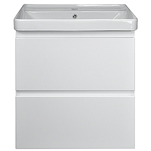 Тумба с раковиной Azario Мила 60 CS00080140 белая для ванной в интернет-магазине Sanbest