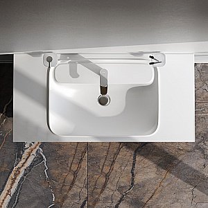 Тумба с раковиной AM.PM Func 100 дуб крафт для ванной в интернет-магазине Sanbest