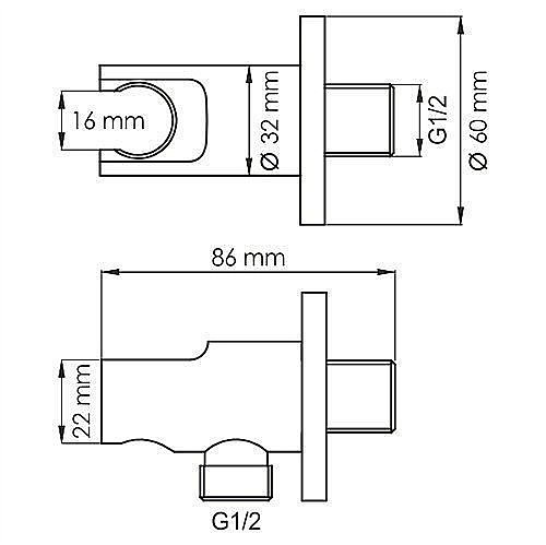 Штуцер WasserKRAFT A083 купить в интернет-магазине сантехники Sanbest