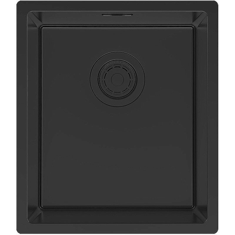 Кухонная мойка Paulmark Lassan 38 LA38-MBN черная матовая купить в интернет-магазине сантехники Sanbest