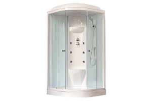 Душевая кабина Royal Bath RB90HK7-WT 90x90 профиль белый/стекло прозрачное купить в интернет-магазине Sanbest