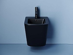 Биде подвесное Ceramica Nova Union CN4010MB черное матовое купить в интернет-магазине Sanbest