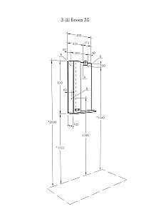 Зеркальный шкаф Акватон Бекка 50 белый/дуб сомерсет купить в интернет-магазине сантехники Sanbest