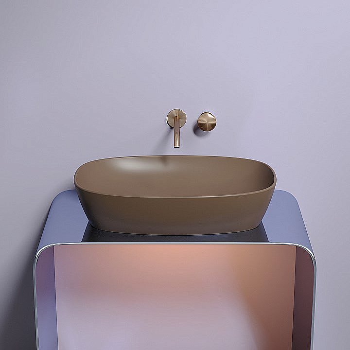 Раковина Ceramica Nova Element 60 CN6049MDB темно-коричневая матовая купить в интернет-магазине Sanbest