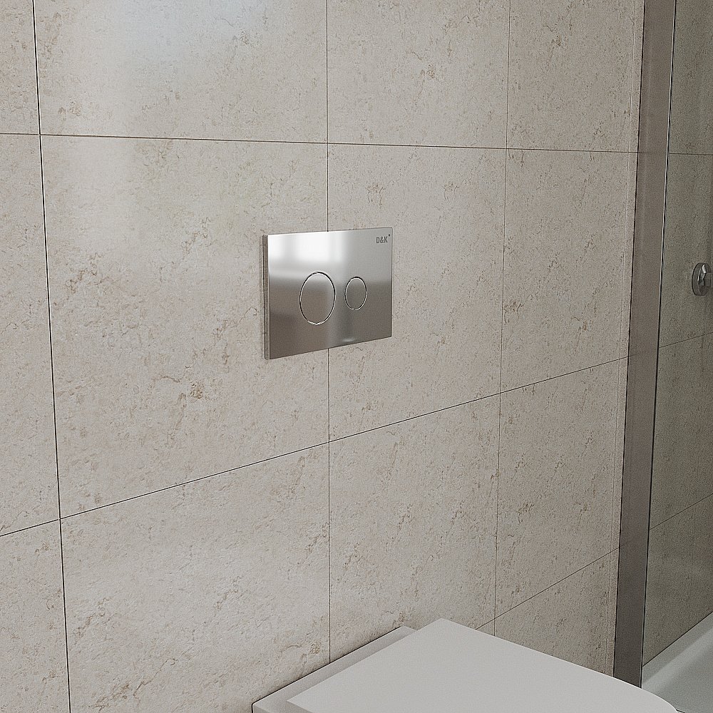 Кнопка для инсталляции D&K Venice DB1029001 хром купить в интернет-магазине сантехники Sanbest