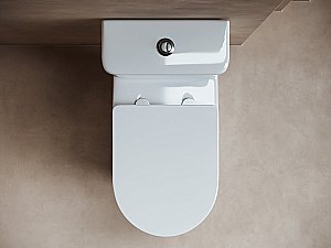 Унитаз Ceramica Nova Fortuna Rimless CN9001 безободковый, с крышкой микролифт, с бачком купить в интернет-магазине Sanbest