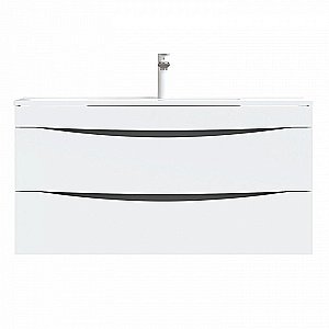 Тумба с раковиной IDDIS Cloud CLO10W1i95K 100 белая для ванной в интернет-магазине Sanbest