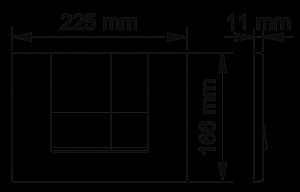 Кнопка для инсталляции BERGES NOVUM S3 хром купить в интернет-магазине сантехники Sanbest