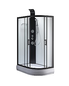 Душевая кабина с гидромассажем Taliente TA-128CB 120х80 стекло прозрачное купить в интернет-магазине Sanbest