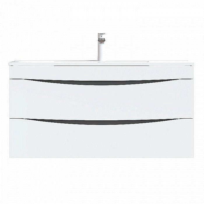 Тумба с раковиной IDDIS Cloud CLO10W1i95K 100 белая для ванной в интернет-магазине Sanbest