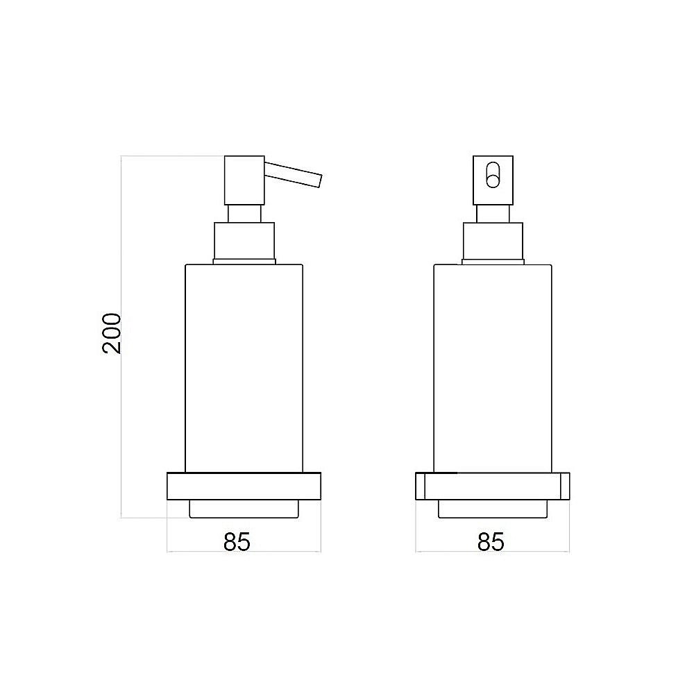 Диспенсер Webert Pegaso PE500201010 золото купить в интернет-магазине сантехники Sanbest