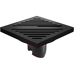 Душевой трап Orange 100x100 TR01-008b с черной матовый решеткой купить в интернет-магазине Sanbest