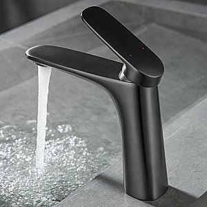 Смеситель для раковины Black&White Universe UK8701MG купить в интернет-магазине сантехники Sanbest