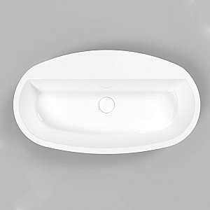 Раковина накладная WhiteCross Obsidian 65 0736.065037.10100 черная, белая купить в интернет-магазине Sanbest