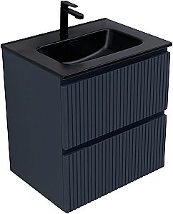 Тумба с раковиной Aquanet Джейн (Flat) 335427/329253 60 маренго для ванной в интернет-магазине Sanbest